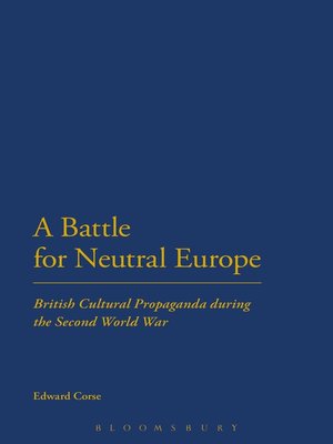 cover image of A Battle for Neutral Europe